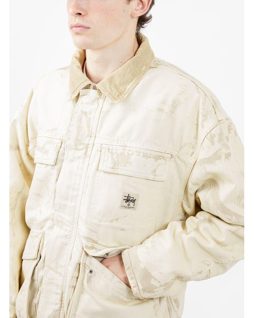 Stussy canvas shop shop jacket