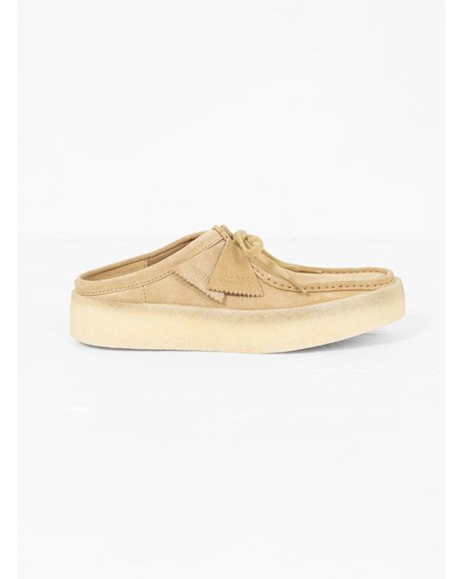 Clarks Wallabee Cup Lo Maple Suede for Men | Lyst
