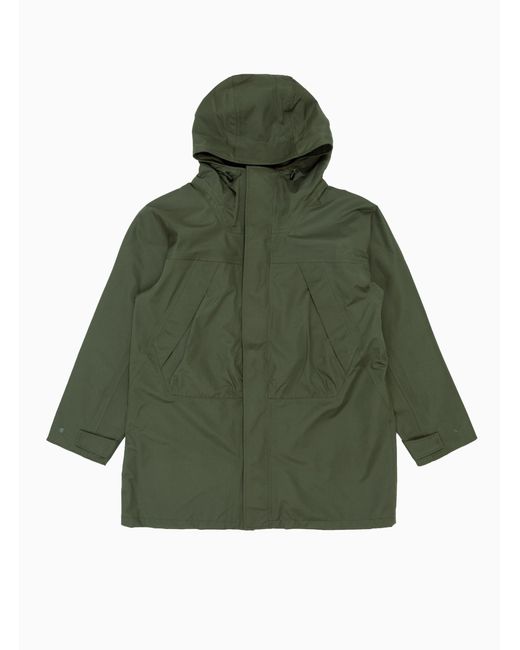 Nanamica Green 2l Gore-tex Hooded Coat Khaki for men