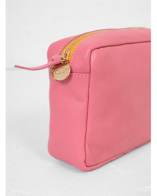 Clare V. Gingham Crossbody Bag - Pink Crossbody Bags, Handbags - W2436605