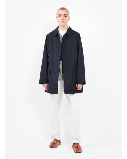 Nanamica Gore-tex Short Soutien Collar Coat Navy in Blue for Men
