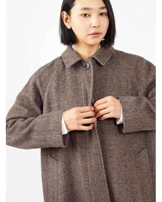 Skall studio mary coat brown Clearance