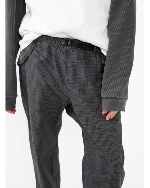 Gramicci O.g. Dyed Woven Dobby Jam Trousers Grey Check in Gray for