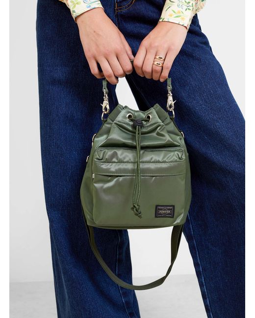 Porter Yoshida and Co Balloon Sac Sage Green Lyst UK