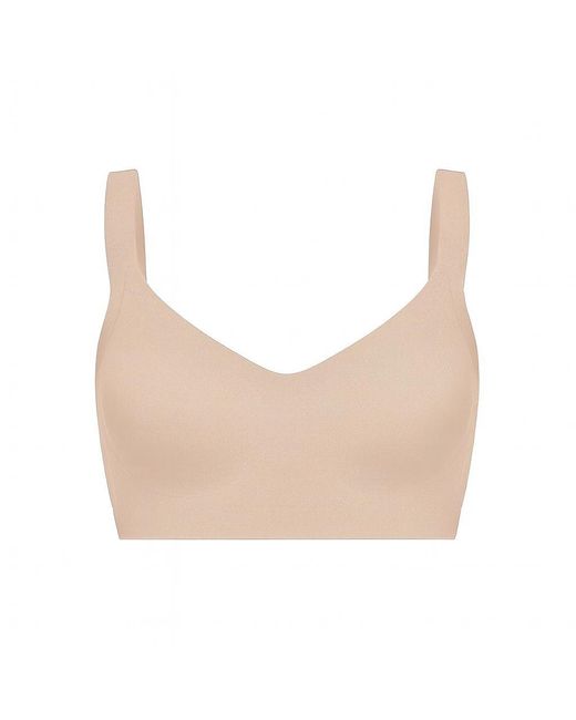 creamy fabrics White Seamless Compact Push-Up Bh