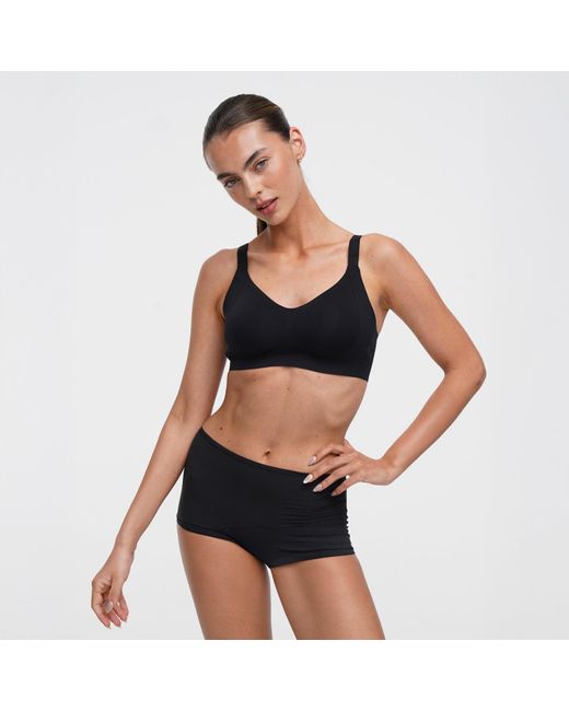creamy fabrics White Seamless Compact Push-Up Bh