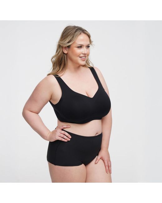 creamy fabrics Gray Comfort Minimizer Back Support Bh
