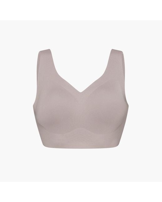 creamy fabrics Gray Comfort Minimizer Back Support Bh