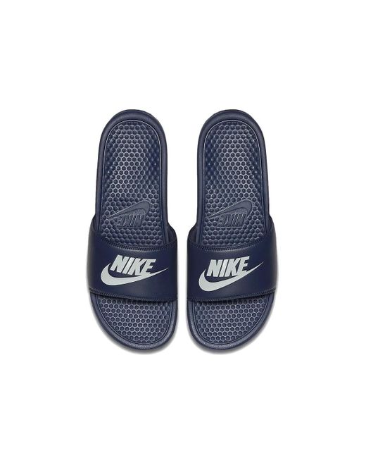 Nike Sliders Benassi - Color: Blue,size: 41 for Men | Lyst