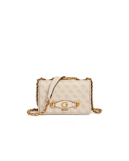Guess Crossbody Bag Izzy in Natural Lyst