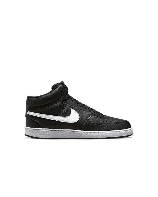 Nike Black Sneakers Court Vision Mid Next Nature - Col for men