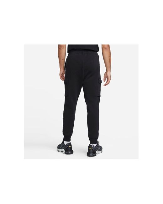 Nike Cotton Cargo Pants With Logo Band - Color: Black,s for Men - Save 10%  | Lyst