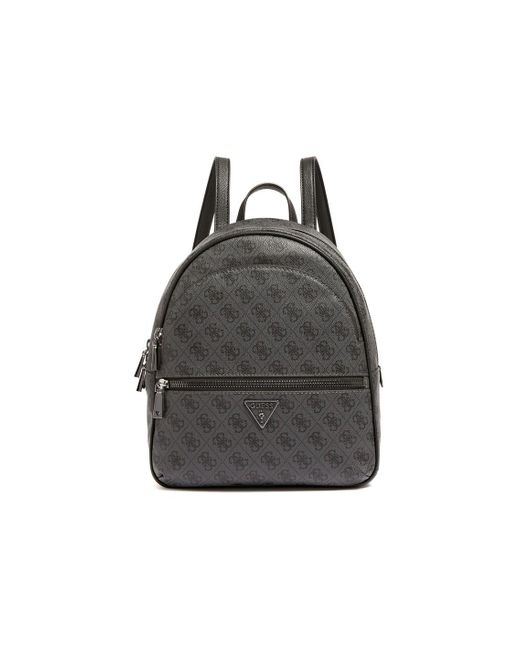 Guess Leather Backpack Manhattan in Black | Lyst