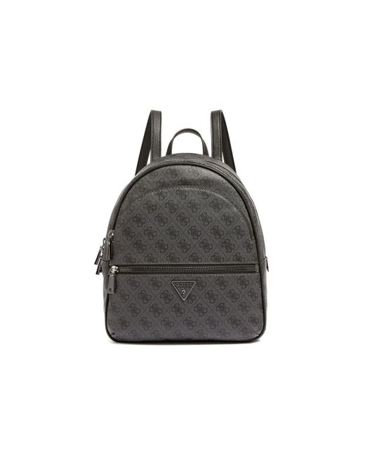 Guess Leather Backpack Manhattan in Black Lyst