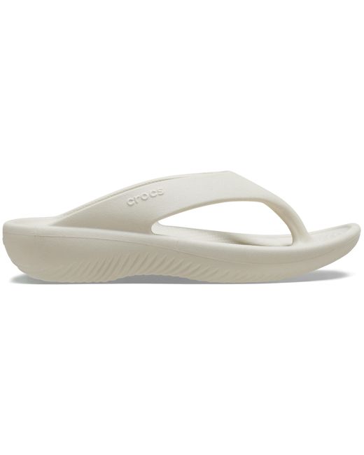 CROCSTM Black Mellow Recovery Flip; Stucco