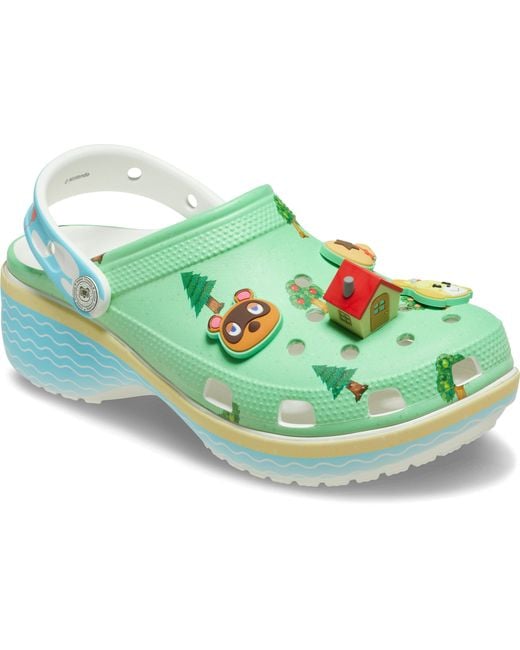 CROCSTM Green Animal Crossing Platform