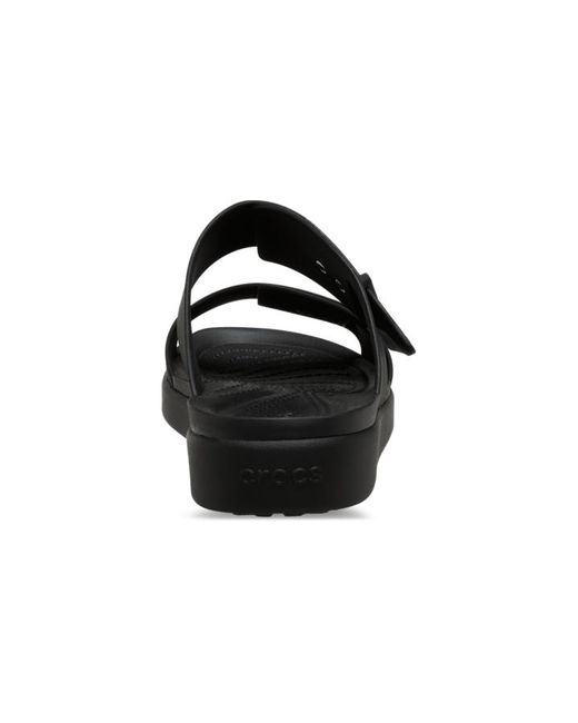 CROCSTM Black | damen | brooklyn buckle low low | sandalen | schwarz | 33