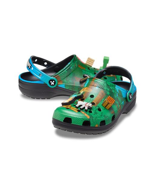 CROCSTM Green Minecraft Classic Clog; Multi