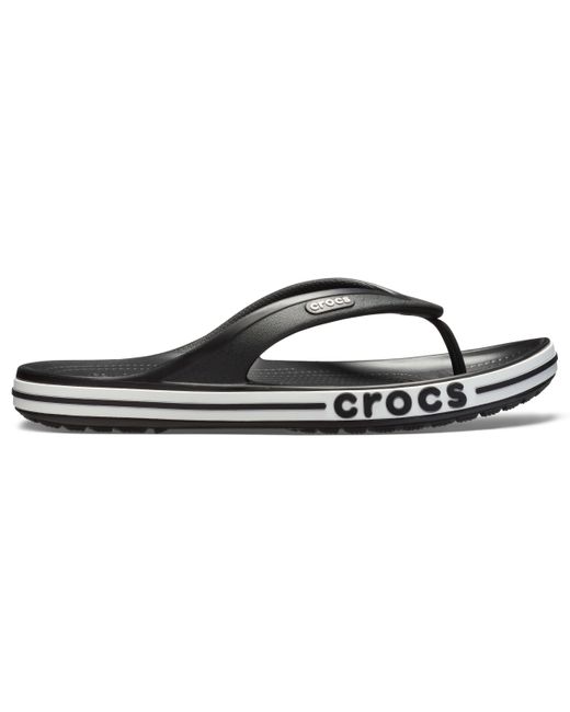 CROCSTM Black Bayaband Slides | Slide Sandals