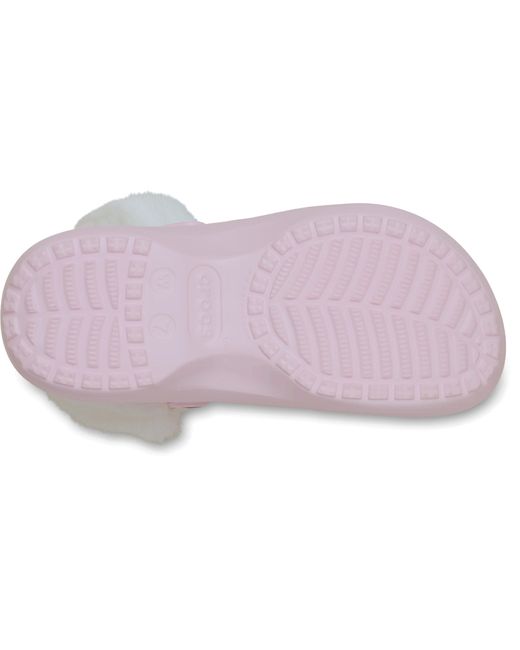 CROCSTM Black Classic Platform Fuzz Lined