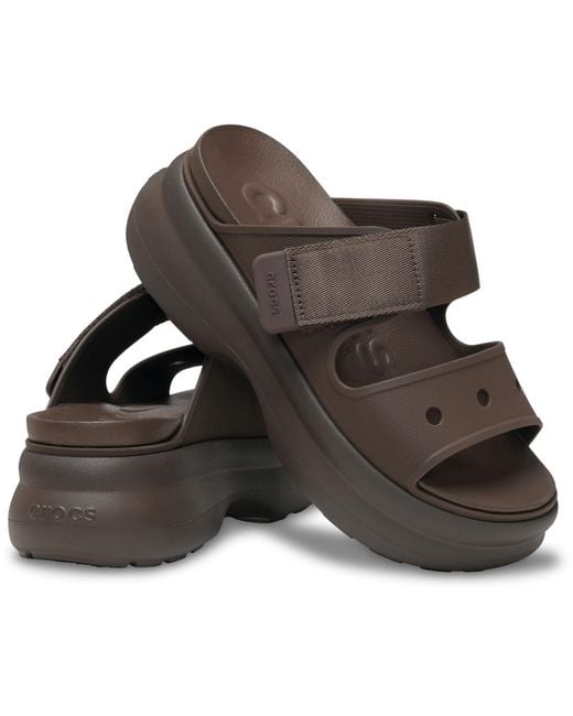 CROCSTM Black Soho Two Strap Sandal