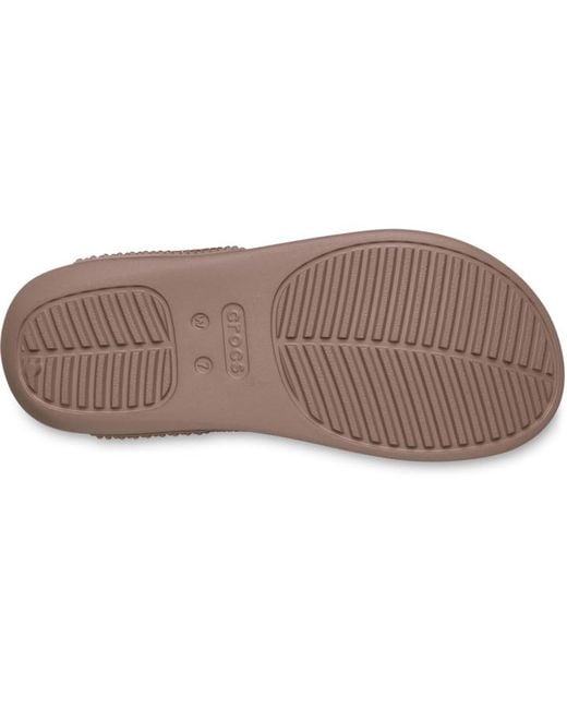 CROCSTM Black Getaway Triangle Flip Flops