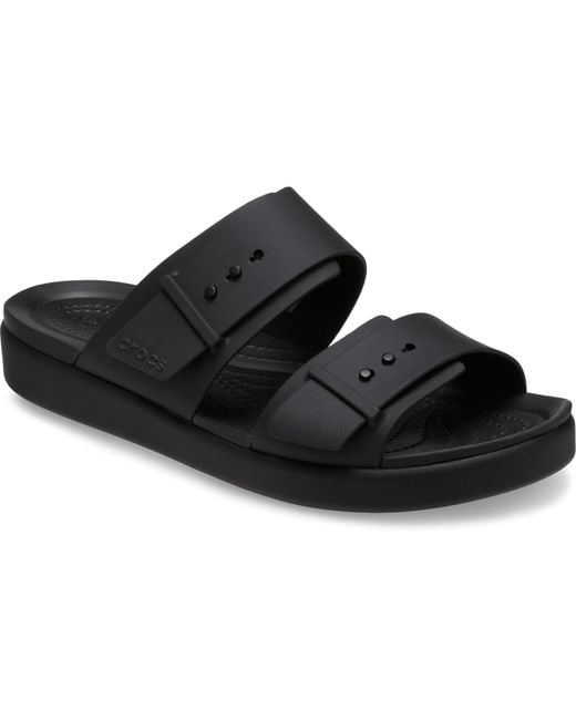 CROCSTM Black Brooklyn Buckle Low Low
