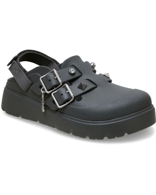 CROCSTM Black Loaferette Star Studded Clog