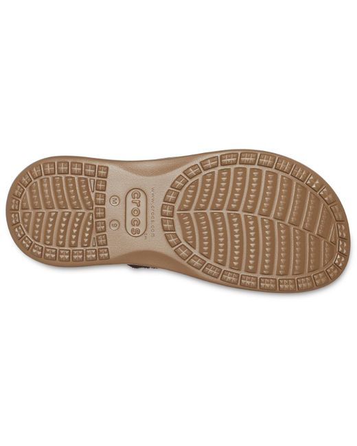 crocs santa cruz canvas flip