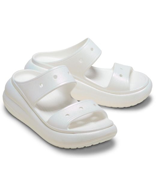 CROCSTM Black Crush Iridescent Sandal