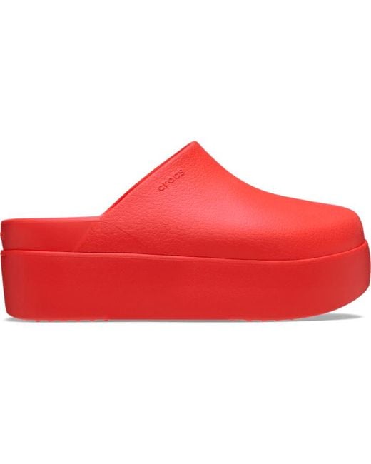 CROCSTM Red Dylan Platform Clog