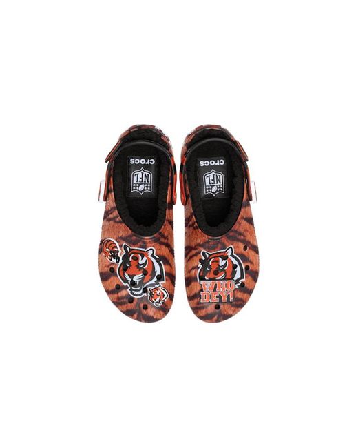 CROCSTM Black Nfl Cincinnati Bengals Classic Lined Clog