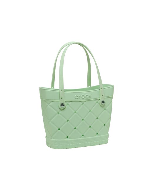CROCSTM Green Medium Quilted Tote