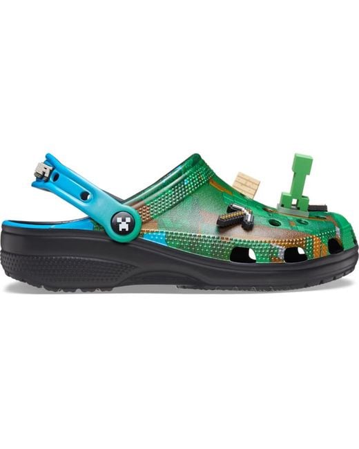 CROCSTM Green Minecraft Classic Clog for men
