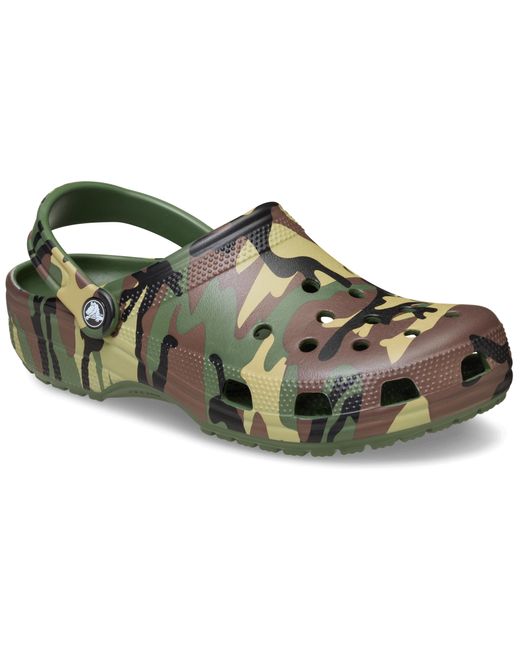 CROCSTM Black Classic Camouflage Clog; Army Multi