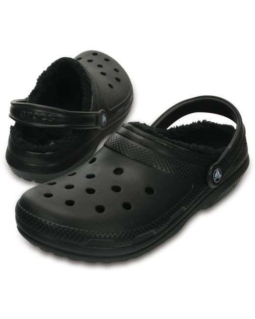 CROCSTM Black Classic Lined Clog for men