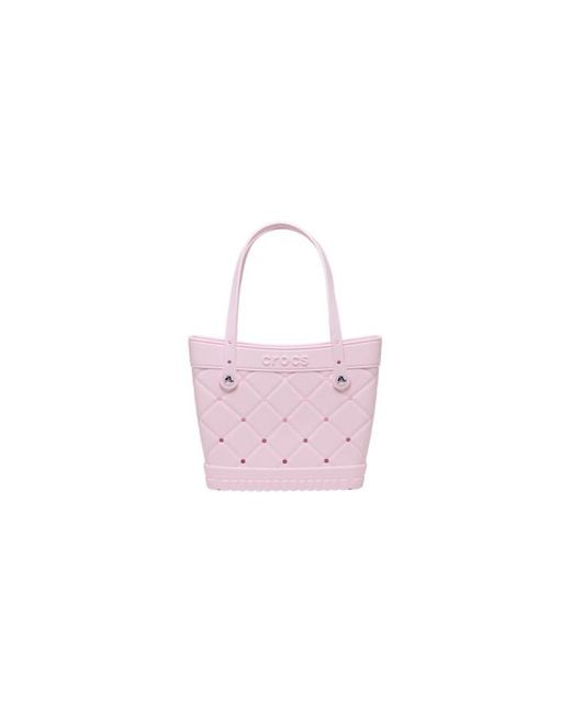 CROCSTM Black Medium Quilted Tote
