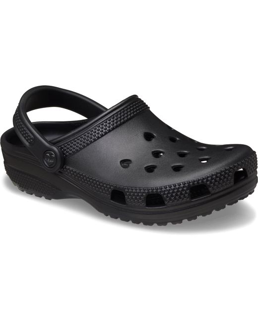 CROCSTM Black Classic Hearts Cut Out Clog