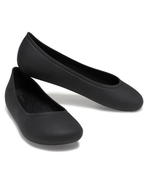 CROCSTM Black Brooklyn Flat