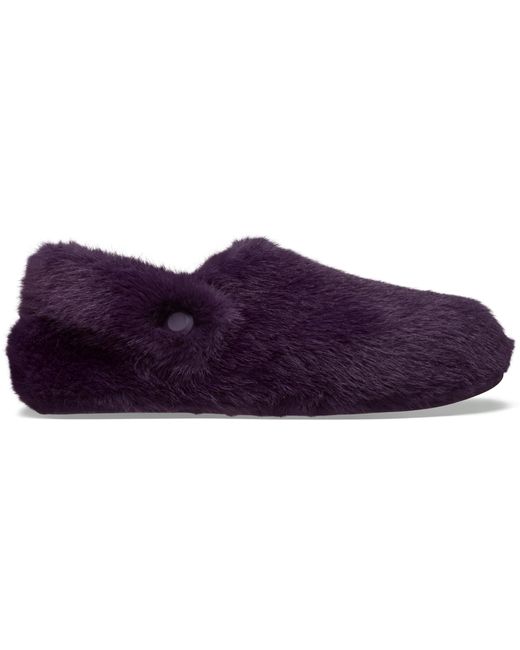 CROCSTM Black Classic Cozzzy Luxe Slipper