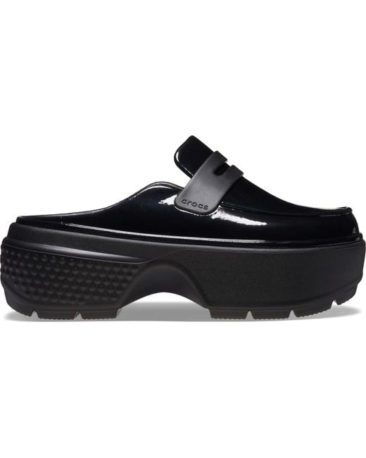 CROCSTM Black Adult Stomp Loafers