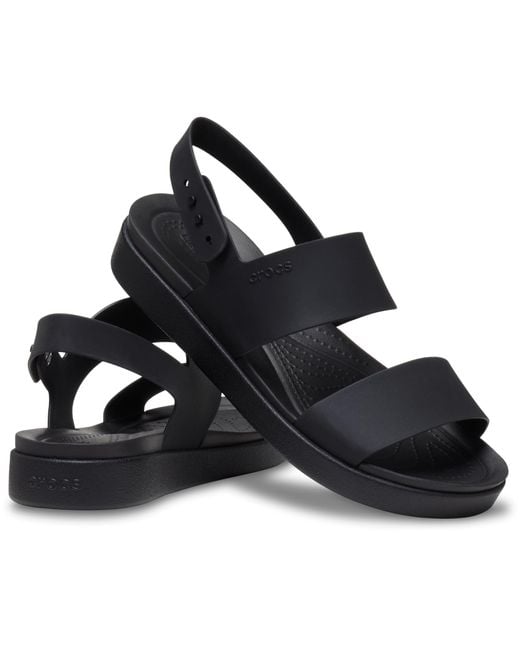 CROCSTM Black Brooklyn Backstrap Low Low
