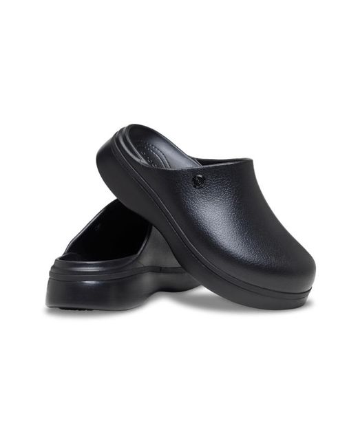CROCSTM Black Dylan Notched Clog