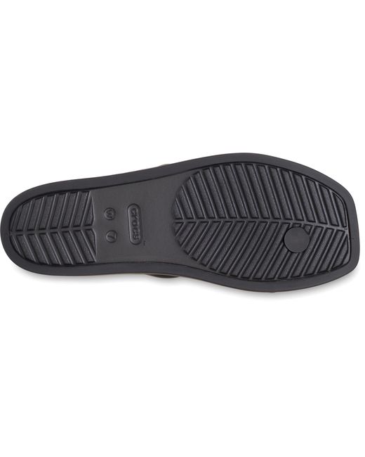 CROCSTM Black Miami Toe Loop Studded Sandal