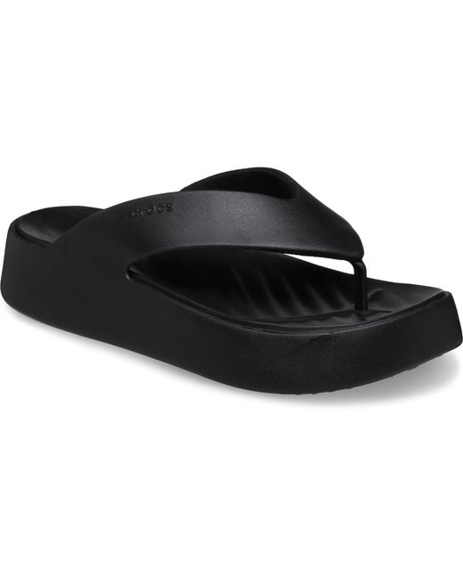 CROCSTM Black Getaway Platform Flip