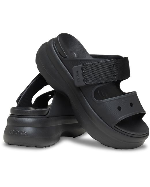 CROCSTM Black Soho Two Strap Sandal