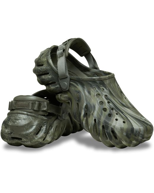 CROCSTM Black Echo Marbled Clog