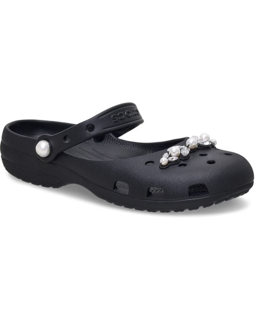 CROCSTM Black Classic Pearls Ballet