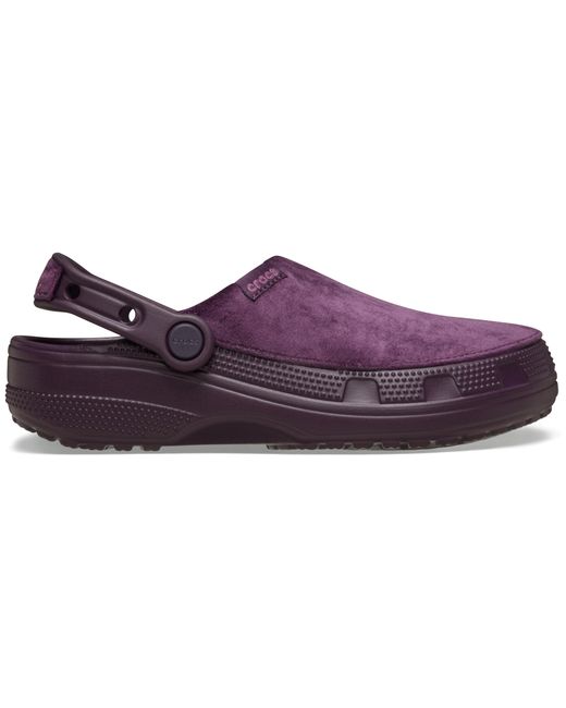 CROCSTM Purple Classic Crafted Velvet Clog
