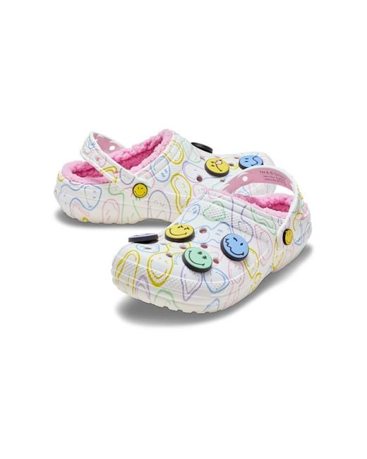 Smileyworld Classic Lined Sabots Multi CROCSTM en coloris Black